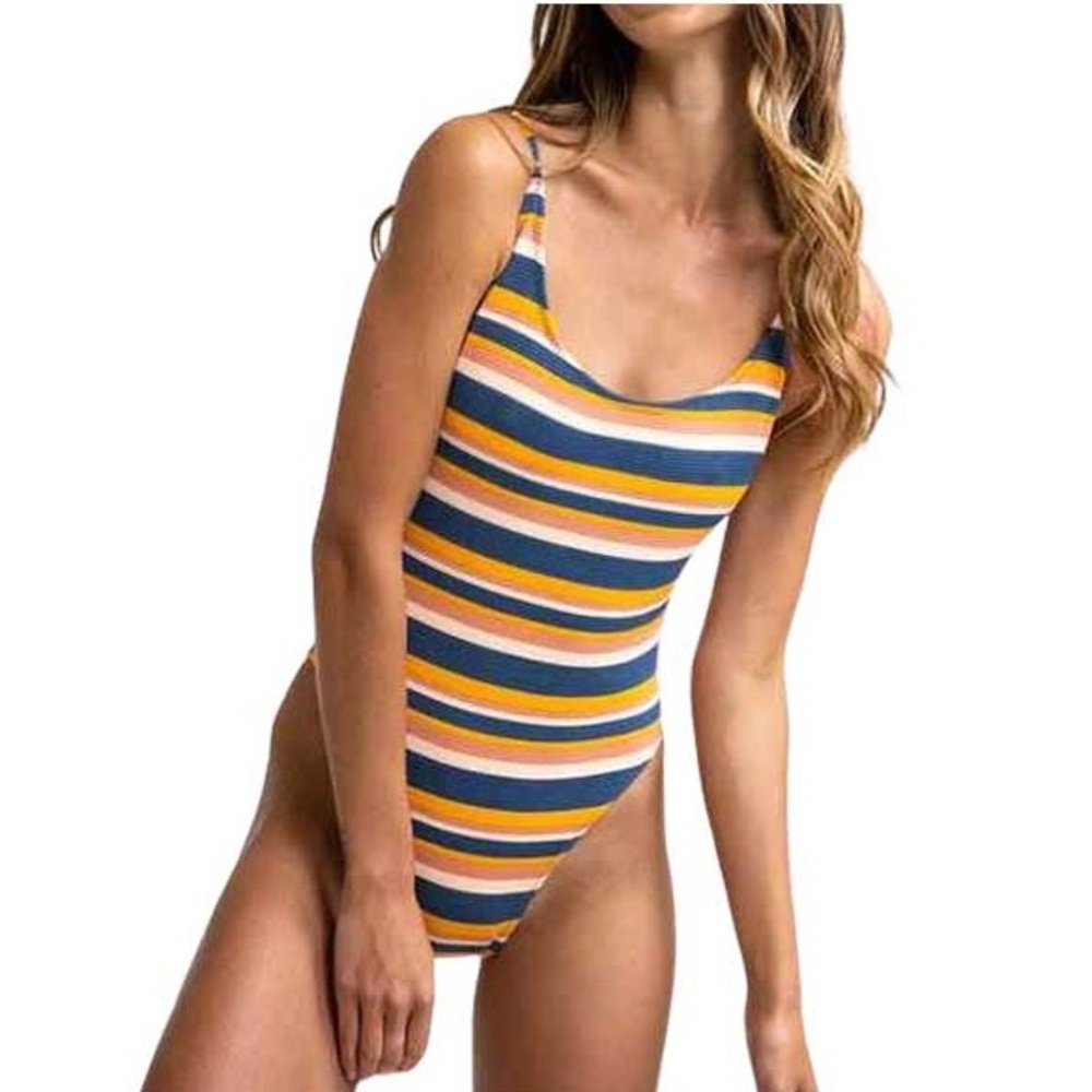 Rhythm • NWT • Nostalgic High Cut – One Piece – Midnight